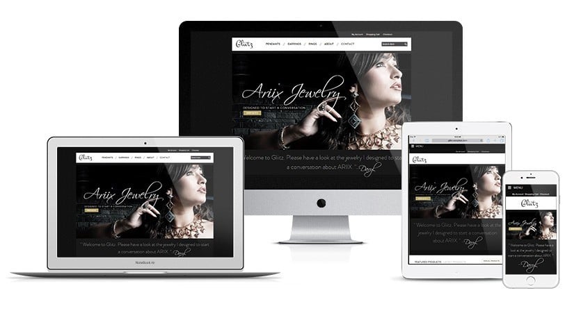 Gliitz Jewelry Website