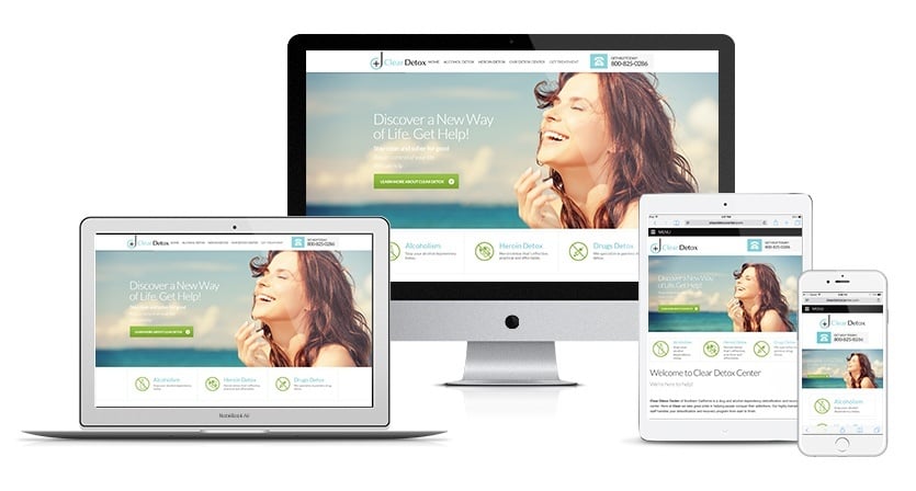 Clear Detox Center Website